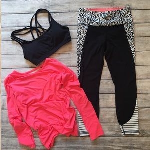 Athleta Petal Salutation Legging size S
